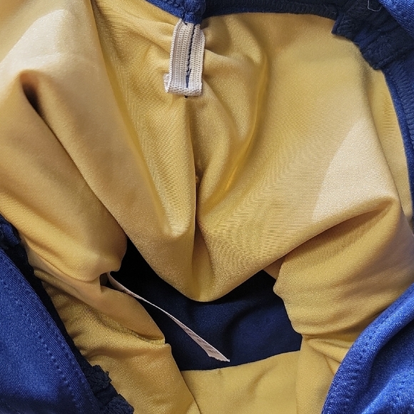 Weissman Size SC (6/6X) Navy & Gold Showtime Sequin Tutu Dance Costume #13838 - Picture 10 of 14